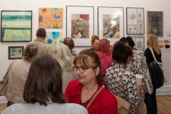 17.06.2026 Szczecin. Dom Kultury 13 Muz. Galeria Foyer - Wystawa absolwentów Państwowego Liceum Sztuk Plastycznych w Szczecinie z roku 1981 - 50 x 45. Fot. DK 13 Muz.