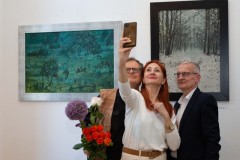 17.06.2026 Szczecin. Dom Kultury 13 Muz. Galeria Foyer - Wystawa absolwentów Państwowego Liceum Sztuk Plastycznych w Szczecinie z roku 1981 - 50 x 45. Fot. DK 13 Muz.