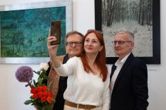 17.06.2026 Szczecin. Dom Kultury 13 Muz. Galeria Foyer - Wystawa absolwentów Państwowego Liceum Sztuk Plastycznych w Szczecinie z roku 1981 - 50 x 45. Fot. DK 13 Muz.