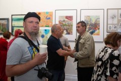 17.06.2026 Szczecin. Dom Kultury 13 Muz. Galeria Foyer - Wystawa absolwentów Państwowego Liceum Sztuk Plastycznych w Szczecinie z roku 1981 - 50 x 45. Fot. DK 13 Muz.