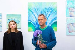 20.05.2026 Szczecin. Dom Kultury 13 Muz. Galeria Foyer - Zofia Opowicz - Ciało, morze, muszla - malarstwo. Fot. Dom Kultury 13 Muz.