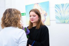 20.05.2026 Szczecin. Dom Kultury 13 Muz. Galeria Foyer - Zofia Opowicz - Ciało, morze, muszla - malarstwo. Fot. Dom Kultury 13 Muz.