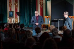 23.01.2026 Szczecin. I Festiwal Sztuki Słowa im. K. I. Gałczyńskiego - Zielona Muza w DK 13 Muz w 121. rocznicę urodzin poety. Fot. Robert Stachnik.