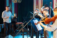 02.02.2026 Szczecin. Dom Kultury 13 Muz. Inspektor Jass na tropie, czyli jazz z historią w tle: 9. urodziny - Jazz Gumbo. Fot. Robert Stachnik.