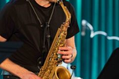 13.04.2026 Szczecin. Dom Kultury 13 Muz. Inspektor Jass na tropie, czyli jazz z historią w tle: Jazz Waves. Fot. Robert Stachnik.