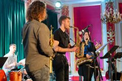 13.04.2026 Szczecin. Dom Kultury 13 Muz. Inspektor Jass na tropie, czyli jazz z historią w tle: Jazz Waves. Fot. Robert Stachnik.