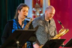 13.04.2026 Szczecin. Dom Kultury 13 Muz. Inspektor Jass na tropie, czyli jazz z historią w tle: Jazz Waves. Fot. Robert Stachnik.