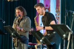 13.04.2026 Szczecin. Dom Kultury 13 Muz. Inspektor Jass na tropie, czyli jazz z historią w tle: Jazz Waves. Fot. Robert Stachnik.