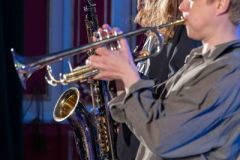 05.05.2025 Szczecin. Dom Kultury 13 Muz. Inspektor Jass na tropie, czyli jazz z historią w tle: Kresten Osgood Quintet. Fot. Robert Stachnik.