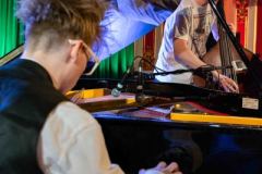 05.05.2025 Szczecin. Dom Kultury 13 Muz. Inspektor Jass na tropie, czyli jazz z historią w tle: Kresten Osgood Quintet. Fot. Robert Stachnik.