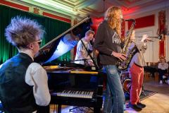 05.05.2025 Szczecin. Dom Kultury 13 Muz. Inspektor Jass na tropie, czyli jazz z historią w tle: Kresten Osgood Quintet. Fot. Robert Stachnik.