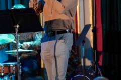 02.06.2025 Szczecin. Dom Kultury 13 Muz. Inspektor Jass na tropie, czyli jazz z historią w tle: Summer Jazz Party. Fot. Robert Stachnik.