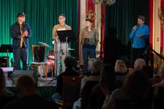 02.06.2025 Szczecin. Dom Kultury 13 Muz. Inspektor Jass na tropie, czyli jazz z historią w tle: Summer Jazz Party. Fot. Robert Stachnik.