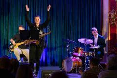 02.06.2025 Szczecin. Dom Kultury 13 Muz. Inspektor Jass na tropie, czyli jazz z historią w tle: Summer Jazz Party. Fot. Robert Stachnik.