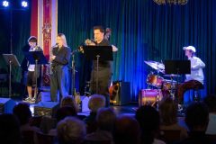 02.06.2025 Szczecin. Dom Kultury 13 Muz. Inspektor Jass na tropie, czyli jazz z historią w tle: Summer Jazz Party. Fot. Robert Stachnik.