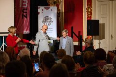 24.09.2025 Szczecin. DK 13 Muz. Ścieżki mojego życia - premiera filmu dokumentalnego Iwony Gacparskiej o Henryku Gęsikowskim. Fot. Robert Stachnik.