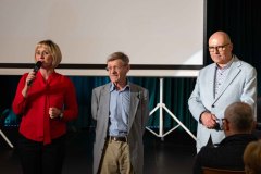 24.09.2025 Szczecin. DK 13 Muz. Ścieżki mojego życia - premiera filmu dokumentalnego Iwony Gacparskiej o Henryku Gęsikowskim. Fot. Robert Stachnik.