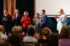 24.09.2025 Szczecin. DK 13 Muz. Ścieżki mojego życia - premiera filmu dokumentalnego Iwony Gacparskiej o Henryku Gęsikowskim. Fot. Robert Stachnik.