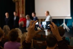 24.09.2025 Szczecin. DK 13 Muz. Ścieżki mojego życia - premiera filmu dokumentalnego Iwony Gacparskiej o Henryku Gęsikowskim. Fot. Robert Stachnik.