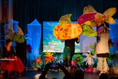 19.11.2025 Szczecin. Dom Kultury 13 Muz. Spektakl Magiczne Resko. Fot. Robert Stachnik.