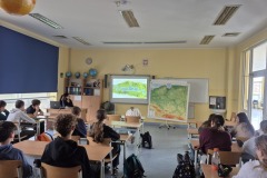 24.04.2026 Spotkania w szkołach z projektami Temat Rzeka i Lecim za Szczecin. Fot. Maja Olendzka.