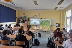 24.04.2026 Spotkania w szkołach z projektami Temat Rzeka i Lecim za Szczecin. Fot. Maja Olendzka.