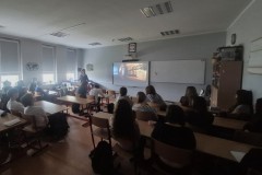 24.04.2026 Spotkania w szkołach z projektami Temat Rzeka i Lecim za Szczecin. Fot. Maja Olendzka.