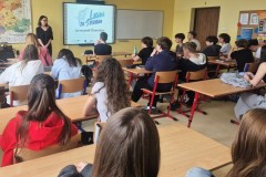 24.04.2026 Spotkania w szkołach z projektami Temat Rzeka i Lecim za Szczecin. Fot. Maja Olendzka.