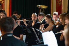 15.10.2024 Szczecin. Szczecińska Trzynastka orkiestra dęta Domu Kultury 13 Muz - III koncert projektu Muzyczna Interwencja. Fot. Robert Stachnik.