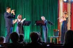13.05.2025 Szczecin. Dom Kultury 13 Muz. Szczeciński Kwartet Fletowy - Francja elegancja. Fot. Robert Stachnik.
