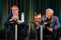 18.09.2025 Szczecin. Dom Kultury 13 Muz. Szczecińskie spotkania literackie 13 Muz - Z górnej półki - Zbigniew Kosiorowski - Nawrót. Fot. Robert Stachnik.