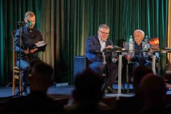 18.09.2025 Szczecin. Dom Kultury 13 Muz. Szczecińskie spotkania literackie 13 Muz - Z górnej półki - Zbigniew Kosiorowski - Nawrót. Fot. Robert Stachnik.