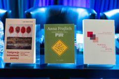 16.10.2025 Szczecin. Dom Kultury 13 Muz. Szczecińskie spotkania literackie. Spotkanie z Anną Frajlich i Sławomirem Żurkiem. Fot. Robert Stachnik