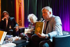 16.10.2025 Szczecin. Dom Kultury 13 Muz. Szczecińskie spotkania literackie. Spotkanie z Anną Frajlich i Sławomirem Żurkiem. Fot. Robert Stachnik