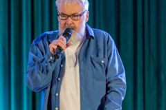 23.03.2026 Szczecin. Dom Kultury 13 Muz. Szczecińskie Wierszogranie - Krzysztof „Jurkiel” Jurkiewicz. Fot. Robert Stachnik.