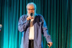 23.02.2026 Szczecin. Dom Kultury 13 Muz. Szczecińskie Wierszogranie - Piotr Woźniak śpiewa Tadeusza. Fot. Robert Stachnik.